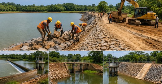 දිට්වා ආපදාවෙන් හානියට පත් කච්චිමඩුව වැව ඇතුළු වැව් තුනක ප්‍රතිසංස්කරණ කටයුතු ඇරඹේ