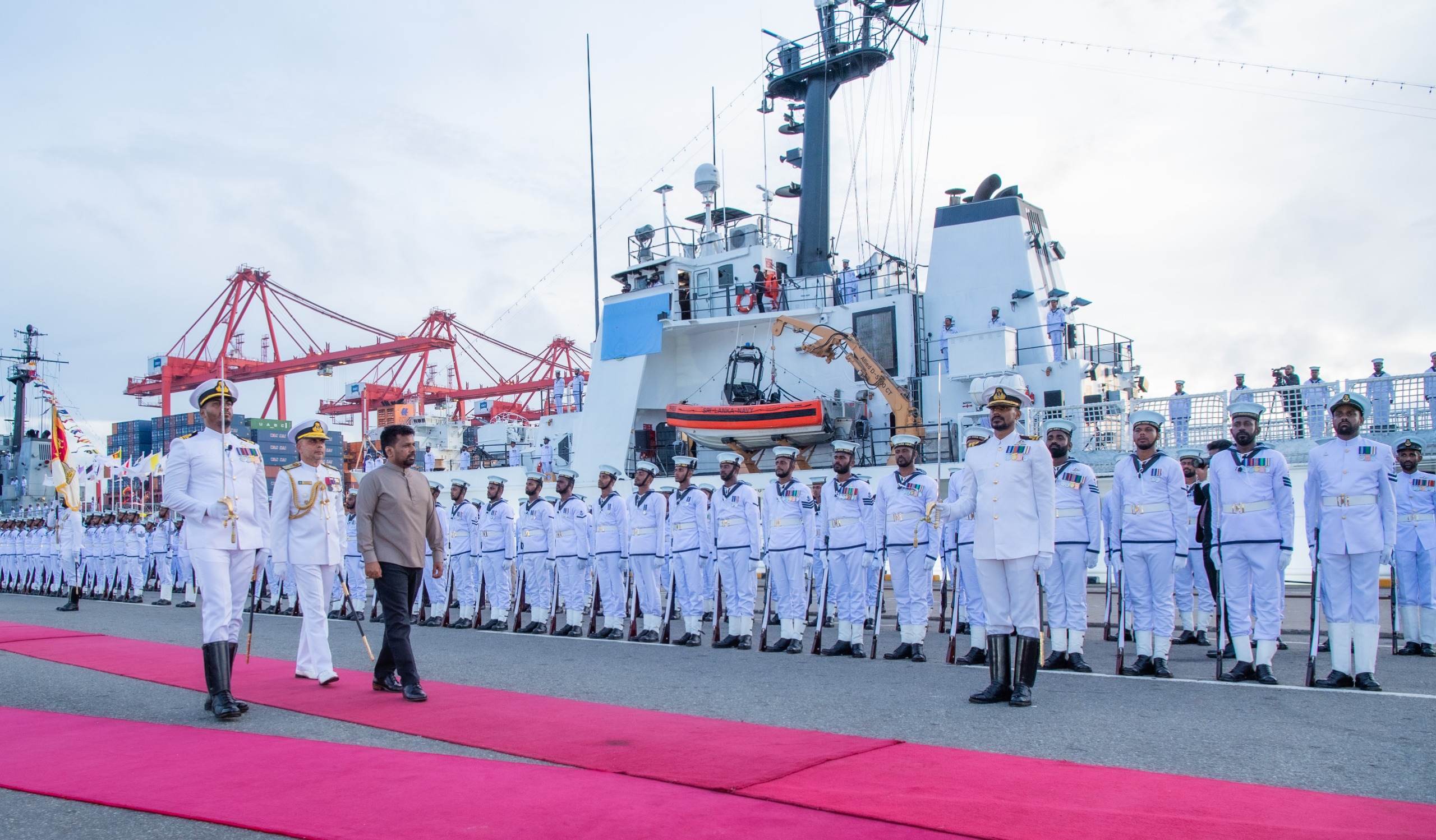 SLNS සමුද්‍ර විජය නෞකාව ශ්‍රී ලංකා නාවික හමුදා සේවයට නිල වශයෙන් එක් කරයි 