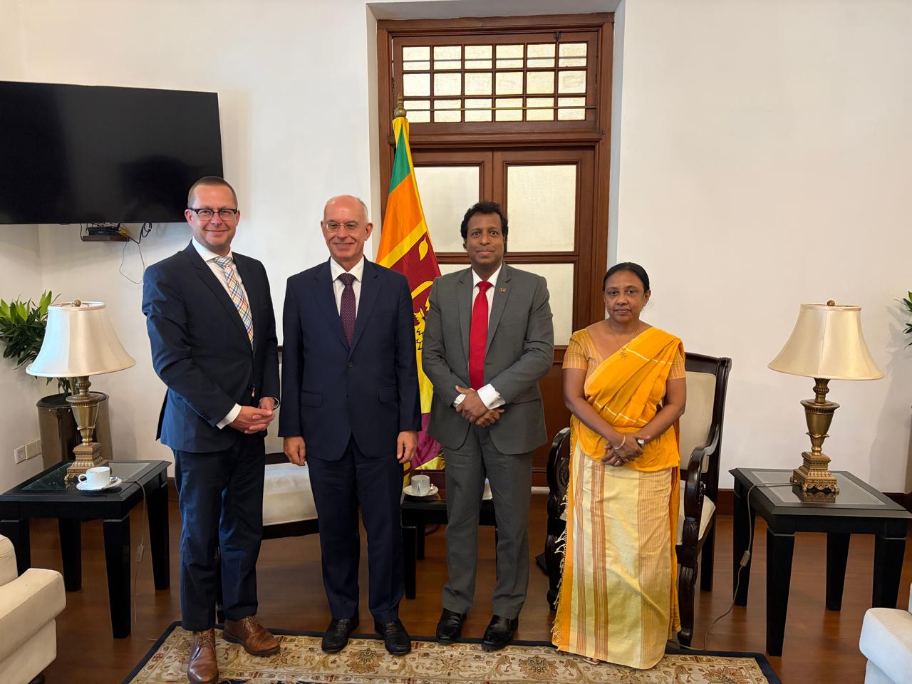 ශ්‍රී ලංකාව සහ ජර්මනිය අතර ආර්ථික සහයෝගිතාව ශක්තිමත් කිරීම පිළිබඳව සාකච්ඡාවක්