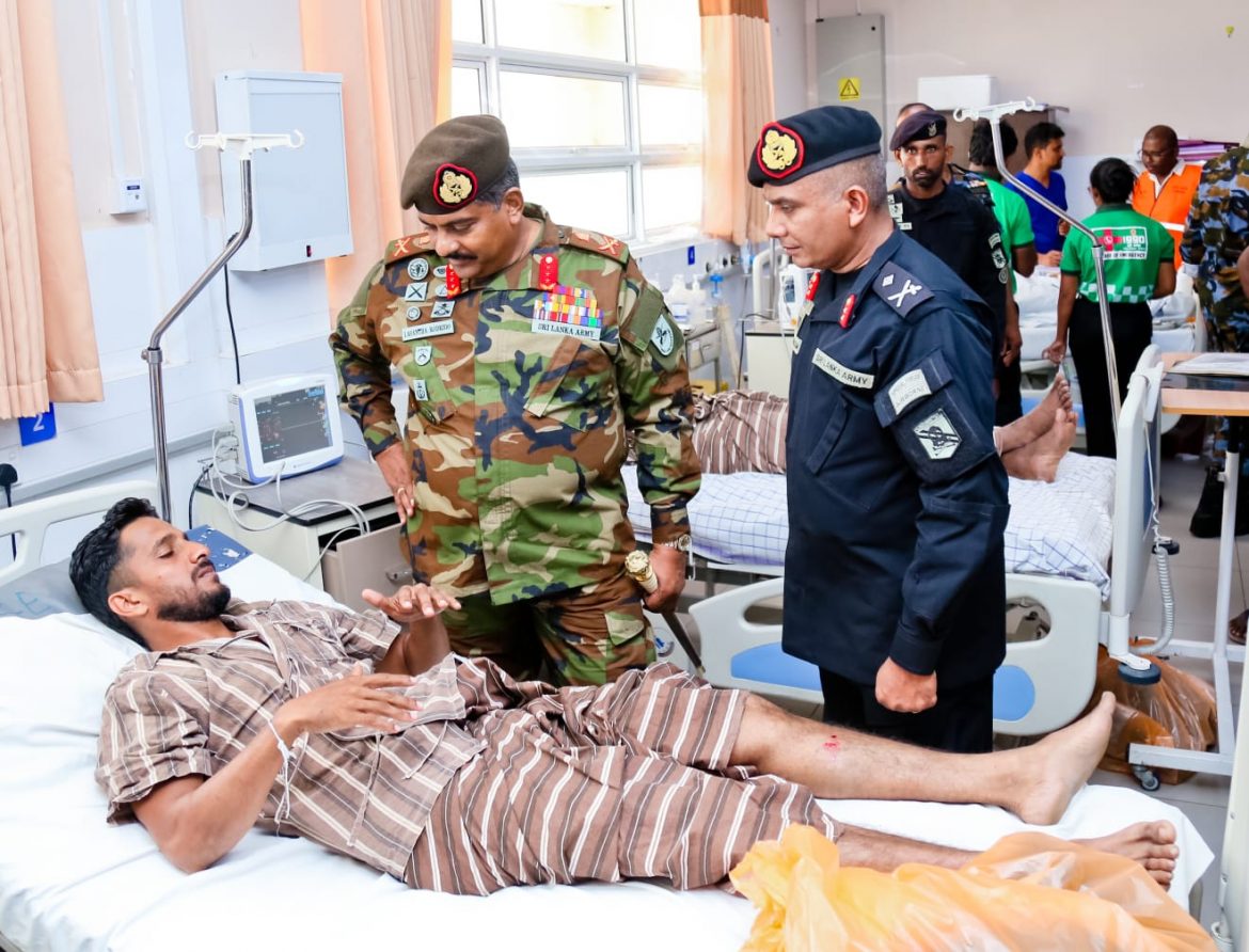 බෙල් 212 අනතුරින් අසාධ්‍යව සිටි සෙබළුන් 06දෙනාගේ සෞඛ්‍ය තත්ත්වය යහපත් අතට