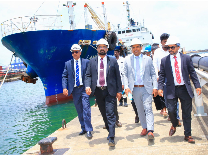 කොළඹ වරායේ නැව් තෙල් වෙළදාමට අවශ්‍ය පහසුකම් පුළුල් කෙරේ 