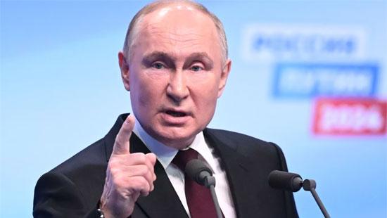 Vladimir Putin claims landslide Russian election victory