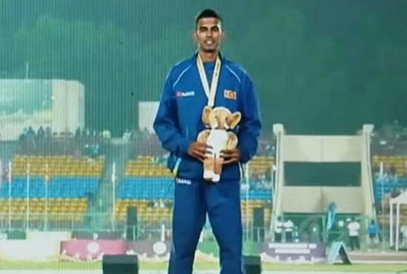 පසිඳු මල්ෂාන්ගෙන් ශ්‍රී ලංකාවට රන් පදක්කමක්