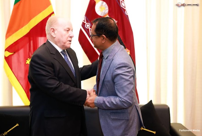 Cuban Ambassador Pays Farewell Call on Hon. Speaker of the Parliament of Sri Lanka