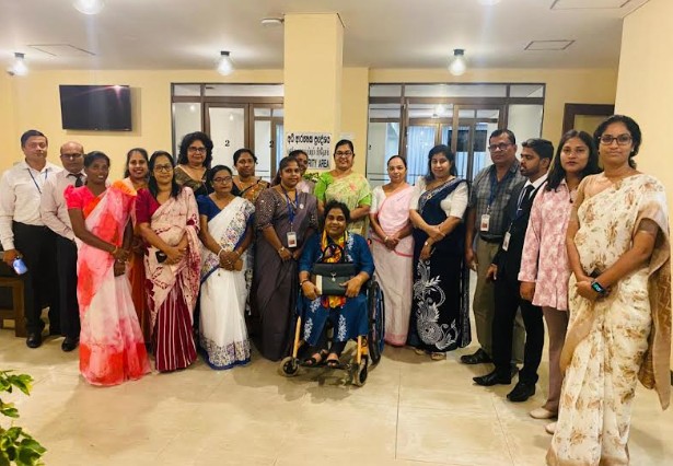 ආබාධ සහිත ප්‍රජාව ජාතික සංවර්ධනයට දායක කර ගැනීම පිළිබඳව පාර්ලිමේන්තු මන්ත්‍රීවරියන්ගේ සංසදය සහ ආබාධ සහිත කාන්තාවන්ගේ සංගමය අතර සාකච්ඡාවක්