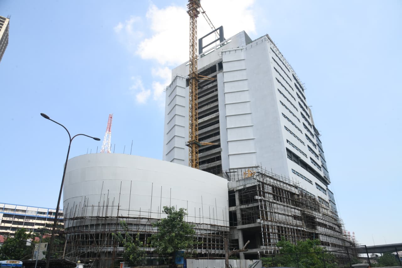  ශ්‍රී ලංකා වරාය අධිකාරියේ නව පරිපාලන ගොඩනැගිල්ලේ ඉදිකිරීම් පිළිබඳ සොයා බැලේ