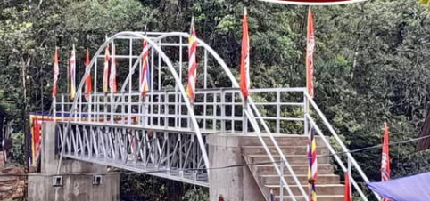සීත ගඟුල හරහා මඟී පාලමක්