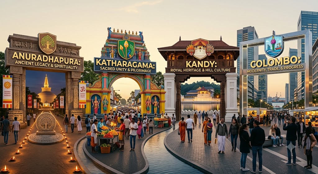  CITY BRANDING ව්‍යාපෘතියේ පළමු අදියර යටතේ නගර 4 ක් සංවර්ධනයට 
