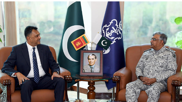 Defence Secretary Meets Pakistani Navy Chief
