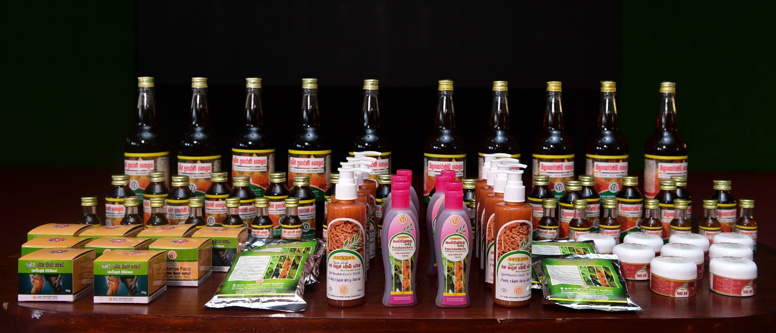 ශ්‍රී ලංකා ආයුර්වේද ඖෂධ සංස්ථාවේ නව නිෂ්පාදන 07ක්  එළිදකී