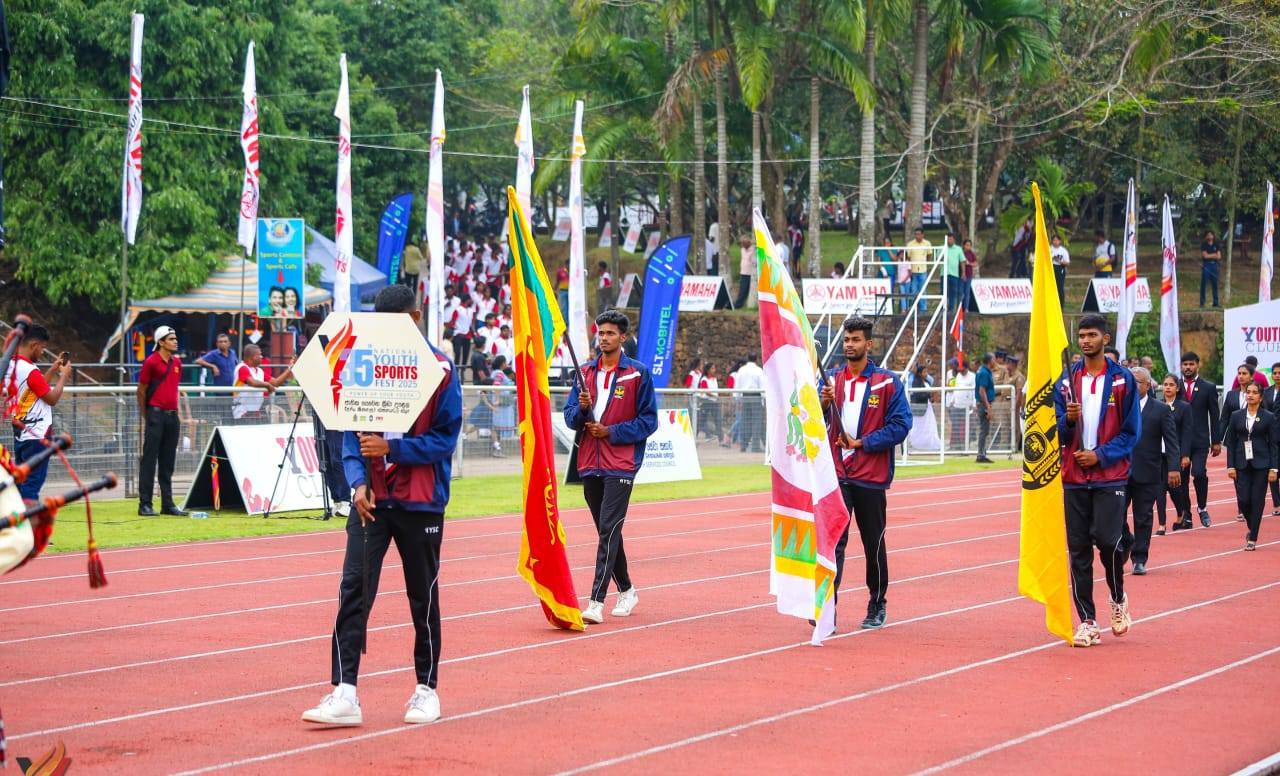 National Youth Sports Fest 2025 ශුරතාවය මහනුවර දිස්ත්‍රික්කයට