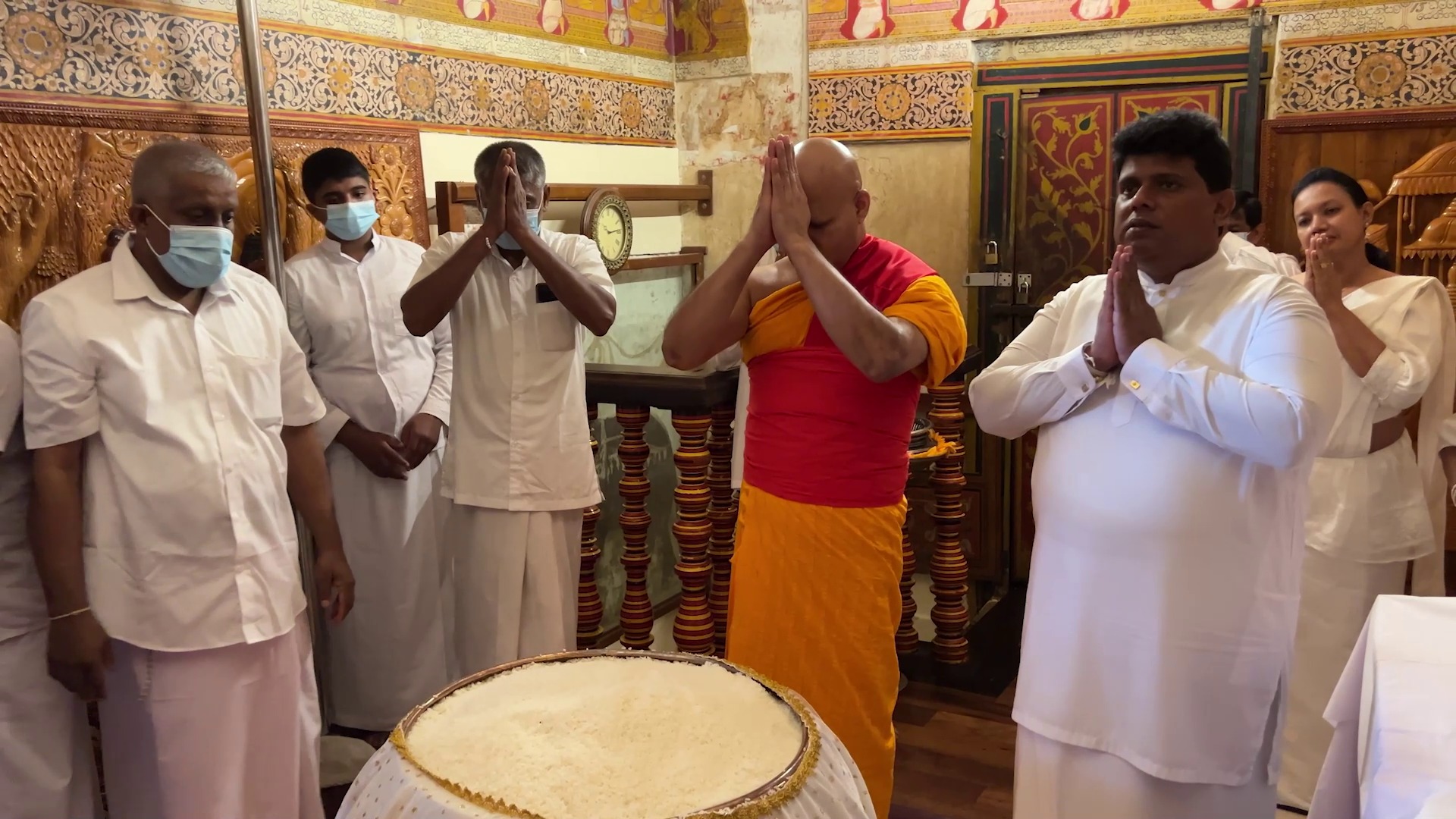 අලුත් සහල් මංගල්‍යය ශ්‍රී දළදා මාලිගාවේ දී අද පැවැත්විණි