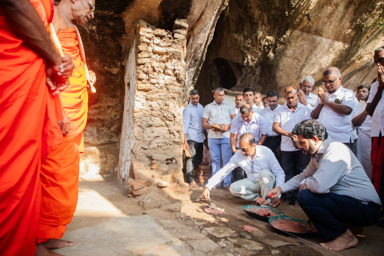 නයින්දනාව පුරාණ රජමහා විහාරයේ සංරක්ෂණ කටයුතු ඇරඹෙයි