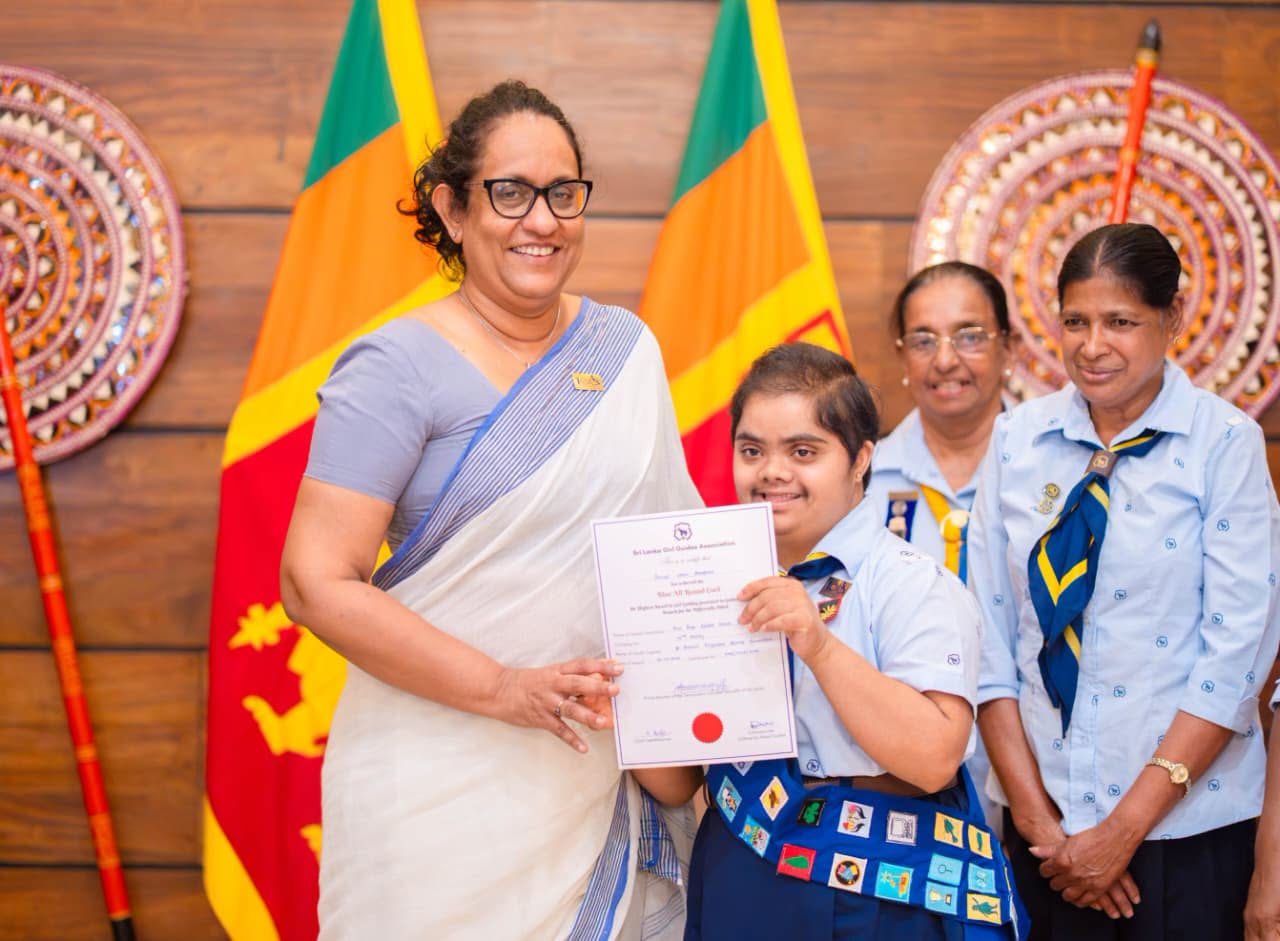 ශ්‍රී ලංකා බාලදක්ෂිකා සංගමයේ විවිධ දක්ෂතා සහිත බාලදක්ෂිකා අංශය සියවස සපුරයි