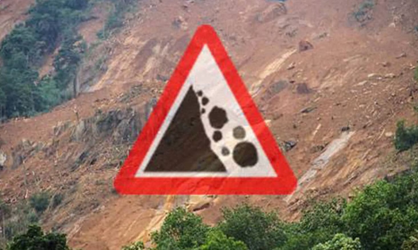 නායයාමේ පූර්ව අනතුරු ඇඟවීමේ පණිවිඩයක්