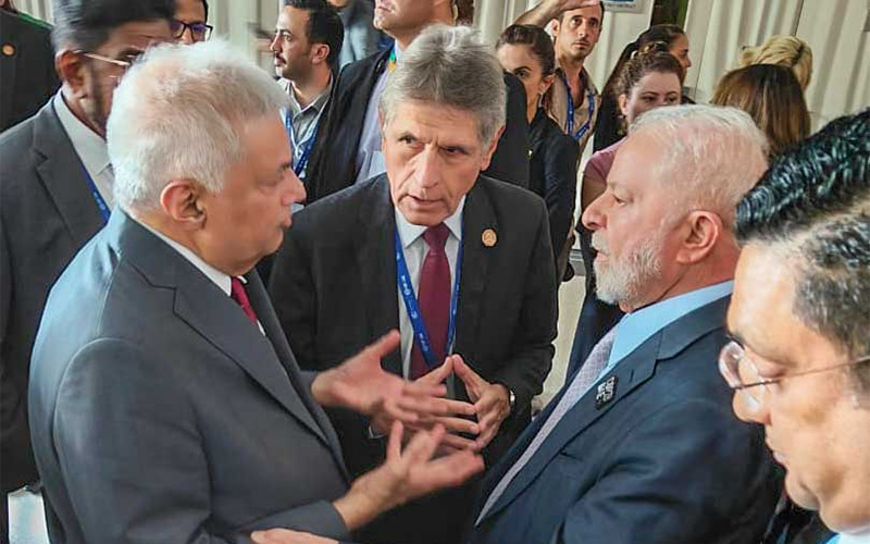 President Wickremesinghe meets Brazilian President at COP28