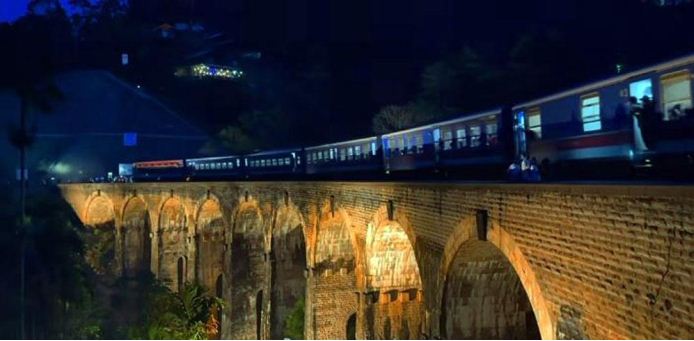 රාත්‍රි කාලයේ ආරුක්කු 9ය පාලමේ ළඟදීම සිදු වන වෙනස  