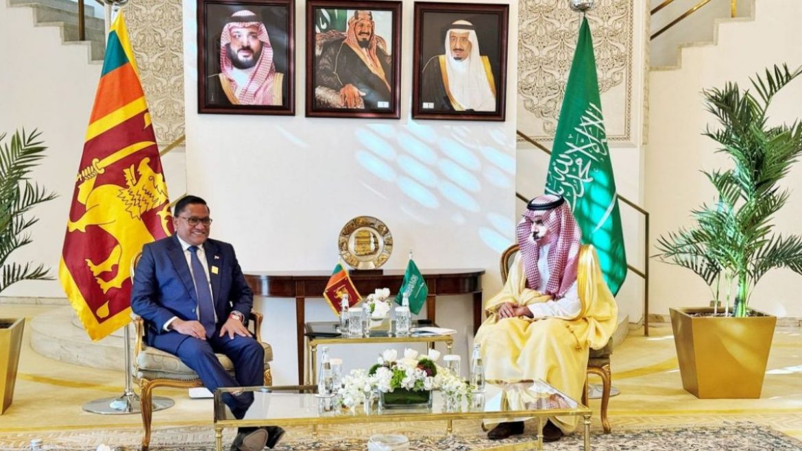 ශ්‍රී ලංකාව සහ සෞදි අරාබිය අතර සහයෝගීතාව වර්ධනයට ද්විපාර්ශ්වික හමුවක්