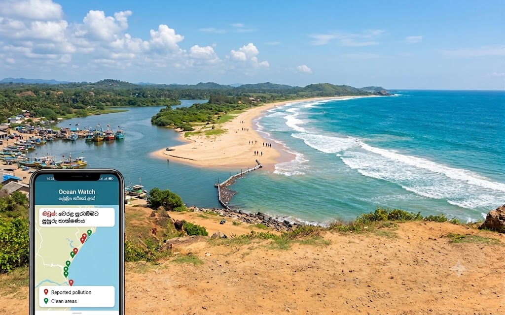 වෙරළ සුරැකීමට සුහුරු තාක්ෂණය: MEPA වෙතින් "Ocean Watch" ජංගම යෙදවුම එළිදක්වයි
