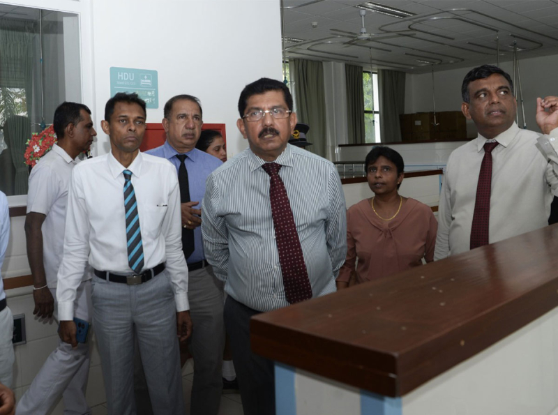 සෞඛ්‍ය හා ජනමාධ්‍ය අමාත්‍යාංශයේ ලේකම් පොළොන්නරුව වකුගඩු රෝහලේ නිරීක්ෂණයක 