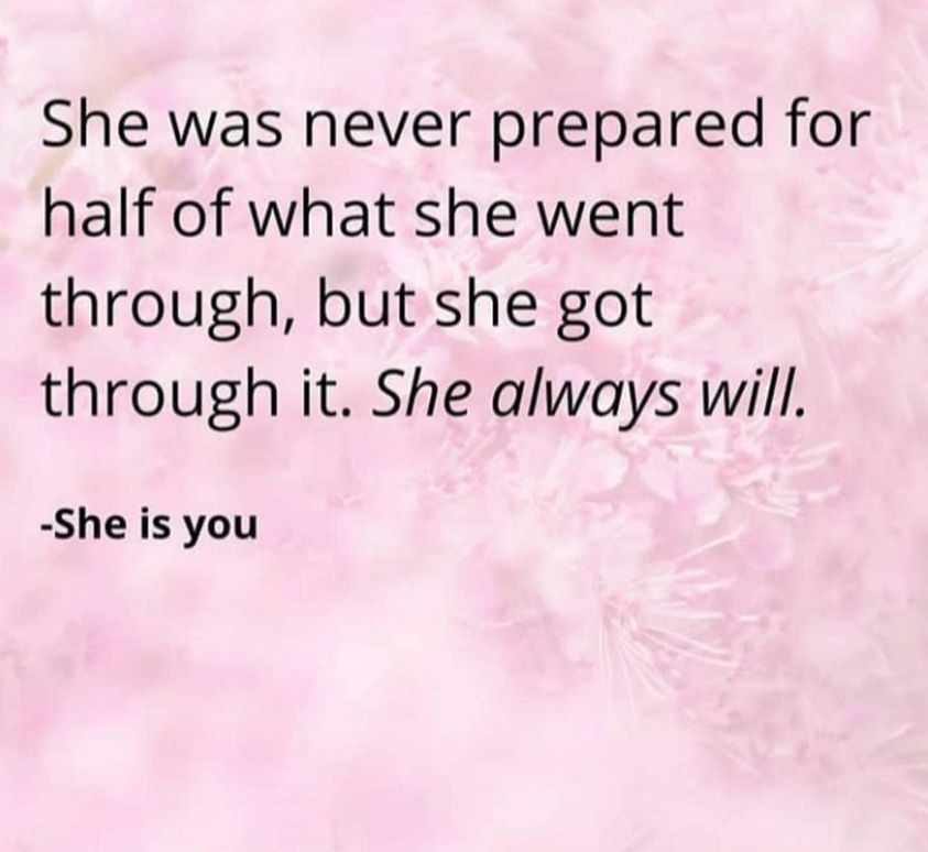 She is for you