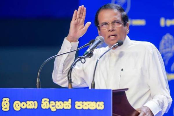 Sirisena slams SLPP members critical of SLFP  