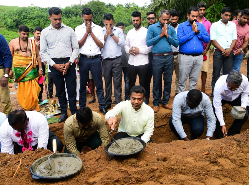 පාලින්දනුවර ආපදාවට ලක්වූවන් වෙනුවෙන් නිවාස 17 ක ඉදිකිරීම් ඇරඹේ 