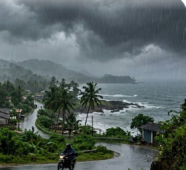 ඉදිරි දින කිහිපය තුළ වැසි තත්වයේ වැඩි වීමක්
